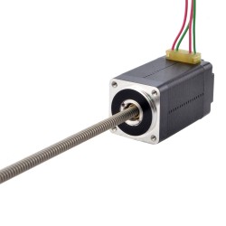 NEMA 8 Non-Captive Acme Linear Stepper Motor 8N15S0504SC5-150RS Screw Length 150mm, Lead/rev 1mm, 2Ncm, 0.5A