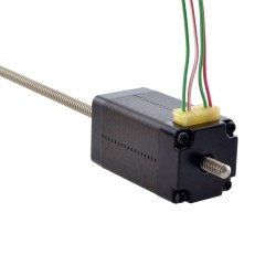NEMA 8 Non-Captive Acme Linear Stepper Motor 8N15S0504SC5-150RS Screw Length 150mm, Lead/rev 1mm, 2Ncm, 0.5A