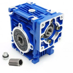 NMRV030 Worm Worm Drive Gearbox Ratio 10:1 15:1 20:1 25:1 30:1 40:1 for Nema23 Stepper Motor / Servo Motor