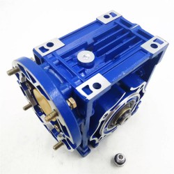 NMRV050 80B14 Worm Drive Gearbox Ratio 10:1/15:1/20:1/25:1/30:1/50:1/60:1/80:1/100:1 Input Bore 19mm