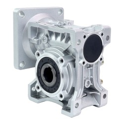 NMRV050 Worm Drive Gearbox Ratio 5:1/10:1/20:1 Fit Nema 42 Stepper Motor