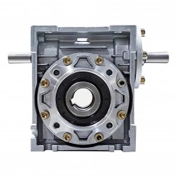 NRV030-VS Series Worm Drive Gearbox, Ratio 5:1-80:1 Input Shaft 9mm Output Hole 14mm