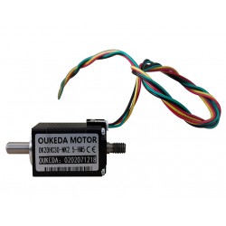 Oukeda OK20HC30-NK2.5-HM5 NEMA8 Hollow Shaft Stepper Motor 1.8Ncm 0.6A 1.8 Deg 4Wires