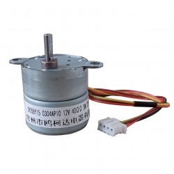 Oukeda OK25BY15-Series Φ25mm PM Geared Stepper Motor 7.5 Deg 12V 2 Phase with 5:1 /10:1 Gearbox