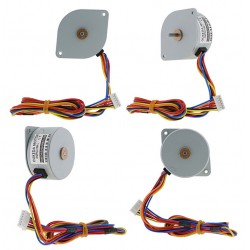 Oukeda OK42PM22-0186A-C1 Permanent Magnet Stepper Motor 7.5 Deg 4.90Ncm 12V 6 Wires