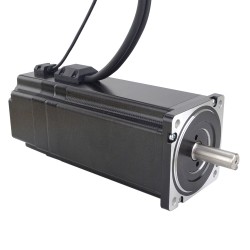 P Series Nema 34 Closed Loop Stepper Motor 34E1KBK50-120 12Nm 6A Encoder 1000CPR with Brake