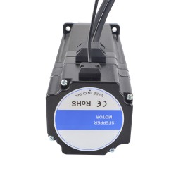 P Series Nema 34 Closed Loop Stepper Motor 34E1KBK50-120 12Nm 6A Encoder 1000CPR with Brake