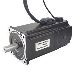 P Series Nema 34 Closed Loop Stepper Motor 34E1KBK50-85 8.5Nm 6A Encoder 1000CPR with Brake