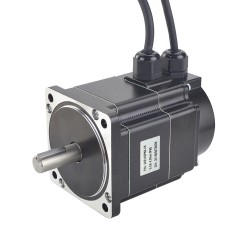P Series Nema 34 Waterproof Closed Loop Stepper Motor 34E1KIP65-45 IP65 4.5Nm 6A Encoder 1000CPR