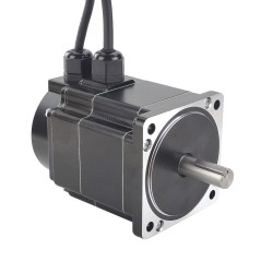 P Series Nema 34 Waterproof Closed Loop Stepper Motor 34E1KIP65-45 IP65 4.5Nm 6A Encoder 1000CPR