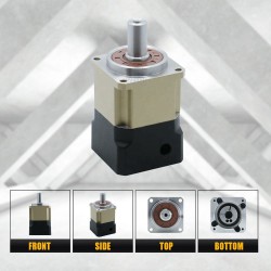 PGH60 Series Helical Planetary Gearbox PGH60-L2SW-Stepper Ratio 12:1 - 100:1 for Nema 23,24 Stepper Motor