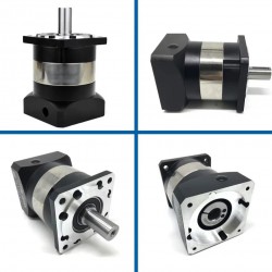 PLF090 Series Planetary Gear Box Ratio 3:1 - 100:1 for NEAM34 Stepper Motor, 80mm Servo Motor 750W