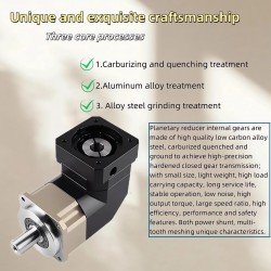 PLMG042 Series Nema 17 Right Angle Servo Planetary Gearbox 3:1 - 100:1 for Nema 17 Stepper Motor / 40mm Servo Motor