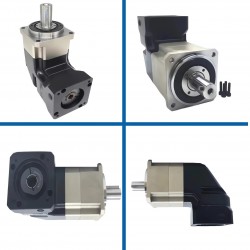 PLMG090 Series NEMA 34 Right Angle Servo Planetary Gearbox 3:1 - 100:1 for NEMA 34 Stepper / 90mm Servo Motor