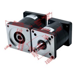 PX86 Series Nema 34 Planetary Gearbox Ratio 3:1 - 216:1 Input Shaft 14mm Output Shaft: 16mm