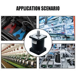 PX86 Series Nema 34 Planetary Gearbox Ratio 3:1 - 216:1 Input Shaft 14mm Output Shaft: 16mm