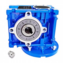 RV030 63B14/63B5 Round Worm Gearbox Ratio 5:1 10:1 20:1 30:1 40:1 50:1 :60:1 80:1 Input Bore 11mm