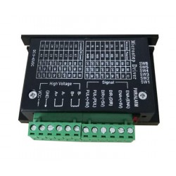 TB6600 Stepper Motor Driver 9-40VDC 0.5A-4A 2 Phase for NEMA 17, 23, 24 Stepper Motor