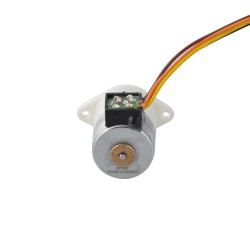 Φ15x22.5mm PM Geared Stepper Motor 18 Deg 15PM20L02-SG100 with 100:1 Spur Gearbox