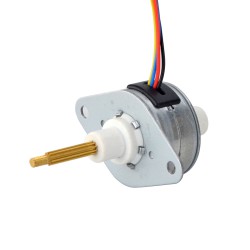 Φ25.2x15mm PM Captive Linear Stepper Motor 25LN48L01-334 Lead/rev 1.22mm Travel 13.5mm Thrust 30N