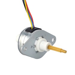 Φ25.2x15mm PM Captive Linear Stepper Motor 25LN48L01-334 Lead/rev 1.22mm Travel 13.5mm Thrust 30N
