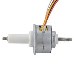 Φ25x15mm PM Captive Linear Stepper Motor 25LN24M02-333 Lead/rev 1mm Travel 22mm Thrust 15N