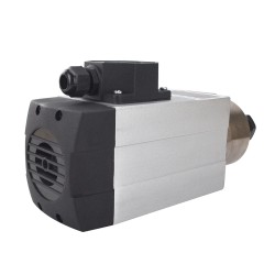 1.5KW Square Air Cooled CNC Spindle Motor GDZ93×82-1.5B4 ER20 Collet 220V 6.8A 18000RPM 300Hz