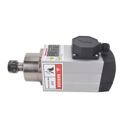 1.5KW Square Air Cooled CNC Spindle Motor GDZ93×82-1.5B4 ER20 Collet 220V 6.8A 18000RPM 300Hz