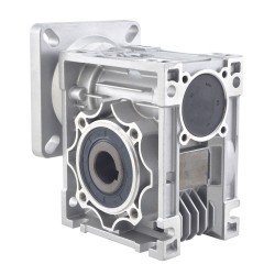 10:1 Worm Drive Gearbox NMRV50-G10-D19 19mm Input Shaft Diameter Max 70Nm
