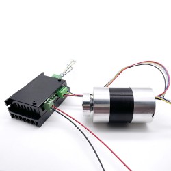 10Pcs 12V/24V 3 Phase Brushless DC Motors DC BLDC Motor TEC56100 400g.cm 3050RPM 12.5W
