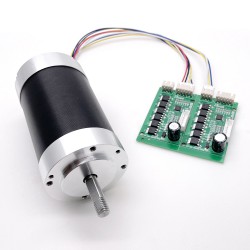10Pcs 12V/24V 3 Phase Brushless DC Motors DC BLDC Motor TEC56100 400g.cm 3050RPM 12.5W