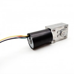 15Pcs 12V/24V Permanent Magnet DC Worm Gear Motor TWG4058-TEC3650 7W/10.9W Shaft 6mm With Worm Gearbox