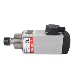 2.2KW Square Air Cooled CNC Spindle Motor GDZ93×82-2.2C4 ER25 Collet 380V 18000RPM 300Hz
