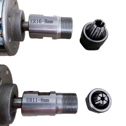 200W Air Cooled CNC Spindle Motor OSP001714 12V24/V 10000RPM ER11/ ER16 Collet for Small Engraving Machine
