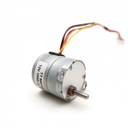 20Pcs 12V Micro DC Stepper Gear Motor GM25-25BY 7.5° 0.12mA 500g,cm 4 Phase with Ratio 10-100 Gearbox
