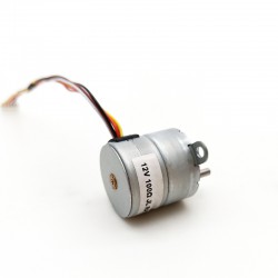 20Pcs 12V Micro DC Stepper Gear Motor GM25-25BY 7.5° 0.12mA 500g,cm 4 Phase with Ratio 10-100 Gearbox