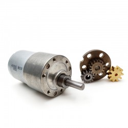 20Pcs 12V/24V Brushed PMDC Gearmotor GM37-3530 with Reduction Ratio 6~810 Spur Gearbox
