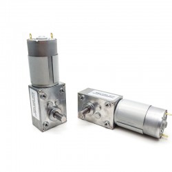 20Pcs 12V/24V Permanent Magnet DC Worm Gear Motor TWG4058-555PM Shaft 8mm 8.8W With Worm Gearbox
