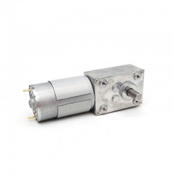 20Pcs 12V/24V Permanent Magnet DC Worm Gear Motor TWG4058-555PM Shaft 8mm 8.8W With Worm Gearbox