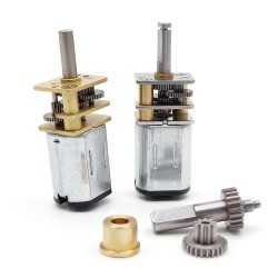 20Pcs 2.4V/5V Mini Brushed PMDC Gearmotor GM12-N20VA With Reduction Ratio 10~1000 Spur Gearbox