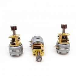 20Pcs 5V Micro DC Stepper Gear Motor GM12-15BY 18° 0.5A 700g,cm 2 Phase with Ratio 10-380 Gearbox