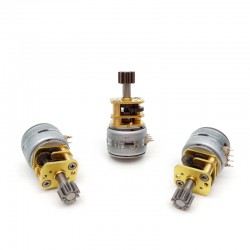 20Pcs 5V Micro DC Stepper Gear Motor GM12-15BY 18° 0.5A 700g,cm 2 Phase with Ratio 10-380 Gearbox