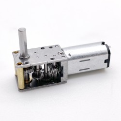 20Pcs 6V/12V Mini DC Worm Gear Motor TWG1220-N30VA Shaft 4mm 0.3W With Worm Gearbox