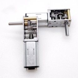 20Pcs 6V/12V Mini DC Worm Gear Motor TWG1220-N30VA Shaft 4mm 0.3W With Worm Gearbox