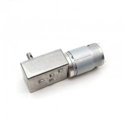 20Pcs 6V/12V Permanent Magnet DC Worm Gear Motor TWG3246-370CA 1.25W Shaft 6mm With Worm Gearbox