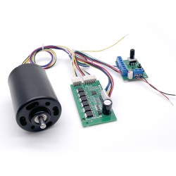20Pcs TTMotor TEC4260 12V/24V 3 Phase Brushless DC Motor BLDC Motor + BLDC Motor Drive Kit 500g.cm 2500RPM/1300RPM