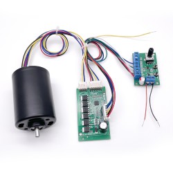 20Pcs TTMotor TEC4266 12V/24V 3 Phase Brushless DC Motor + BLDC Motor Drive Kit 500g.cm 21/24W 4500RPM