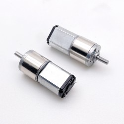 20Pcs Φ15.5mm 6V/12V Brushed PMDC Gearmotor GM16-030PA With Reduction Ratio 18~336 Spur Gearbox