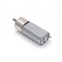 20Pcs Φ15.5mm 6V/12V Brushed PMDC Gearmotor GM16-050SH with Reduction Ratio 18~336 Spur Gearbox