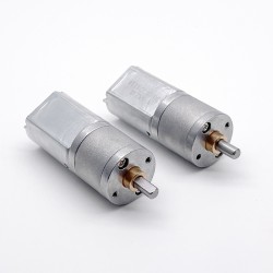 20Pcs Φ20mm 6V/12V Brushed Spur Gear Motor GM20-130SH with Reduction Ratio 29~488 Spur Gearbox